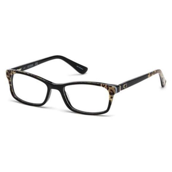 NWT GUESS 2616 50005 Black Eyeglasses - Picture 1 of 2